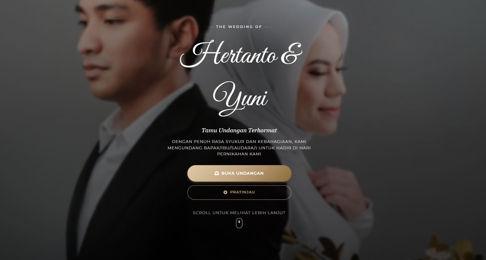 The Eternal Union - Wedding Invitation